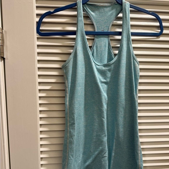 Lululemon Light Blue Racerback Tank Top - Picture 2 of 7